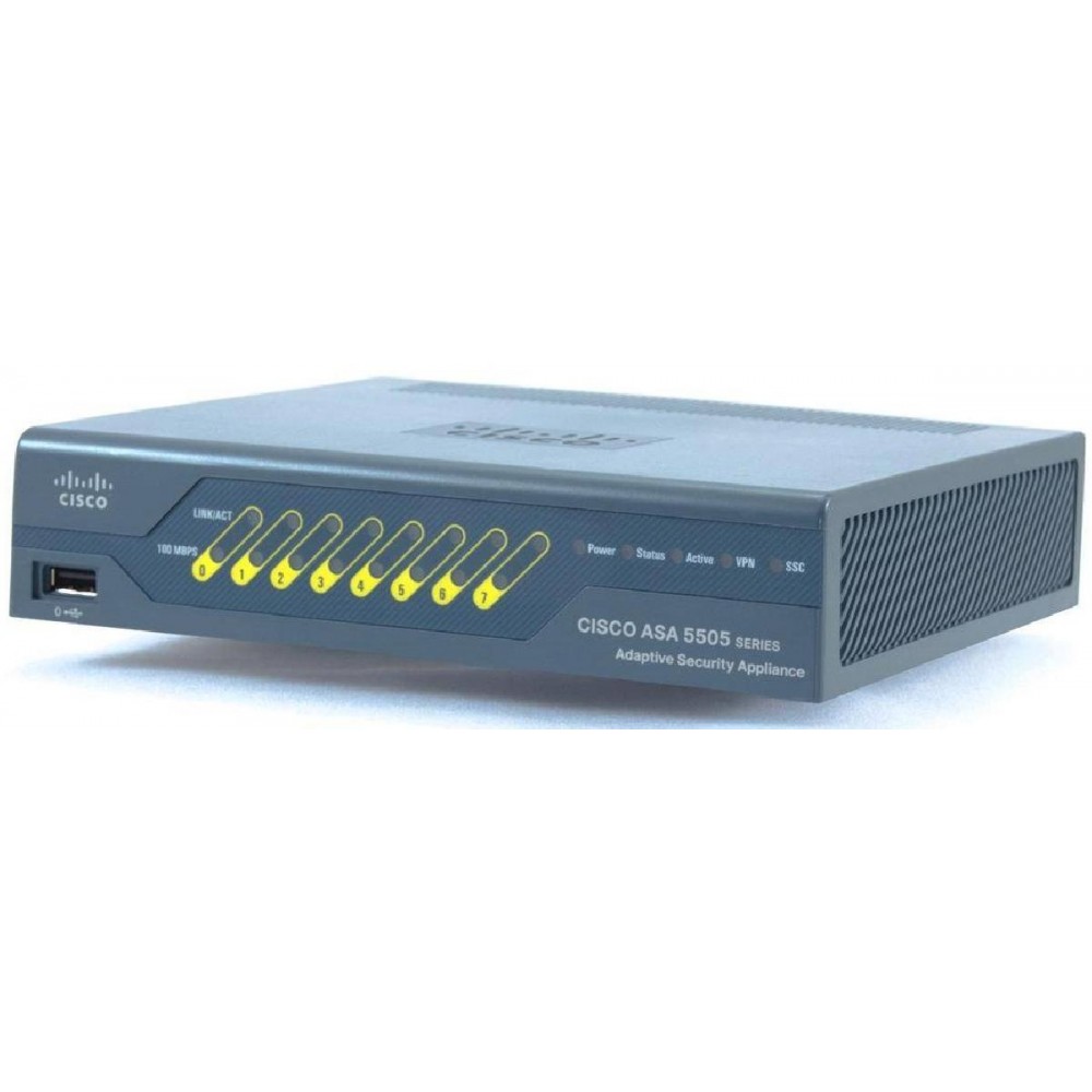 FIREWALL CISCO ASA 5505 ADAPTIVE SECURITY APPLIANCE (NO PSU)