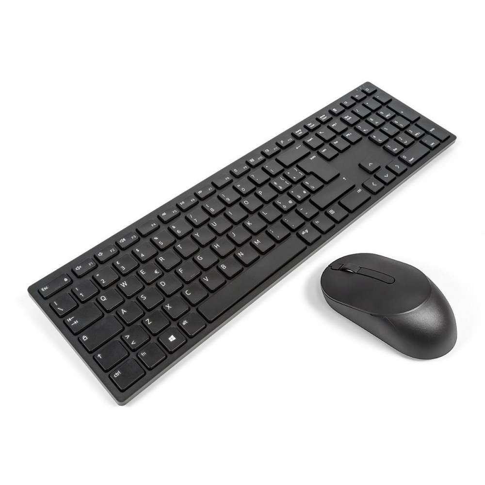 DELL PRO KM5221W WIRELESS KEYBOARD and MOUSE BLACK GER