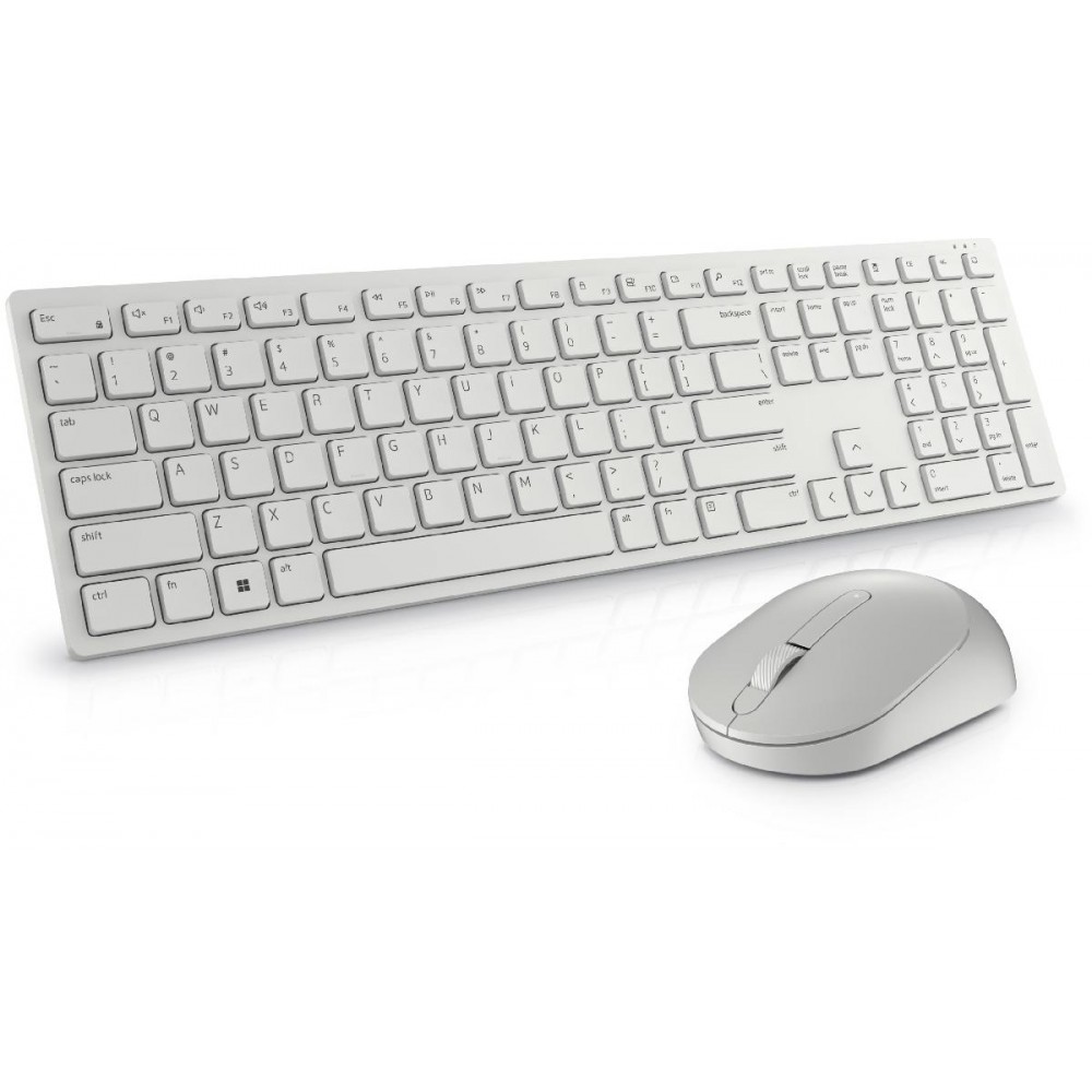 DELL PRO KM5221W WIRELESS KEYBOARD and MOUSE WHITE GER