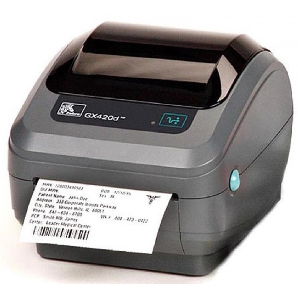 PRINTER ZEBRA GX420D 203dpi 104mm Serial/USB/Parallel with Cutter