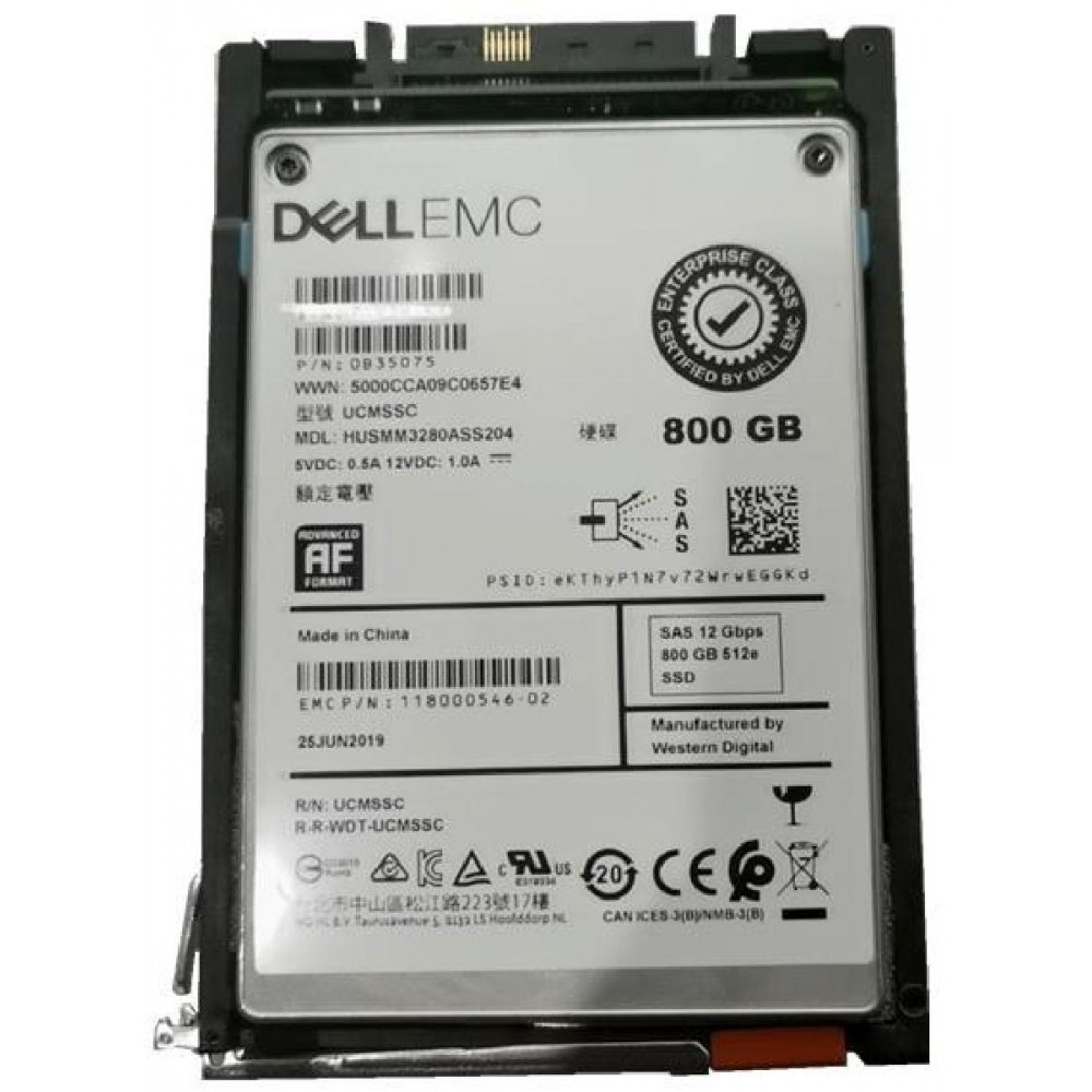 SSD EMC 800GB SAS 2.5