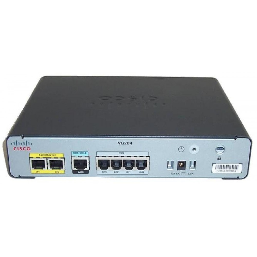 CISCO VG204 ANALOG VOICE GATEWAY (NO PSU)