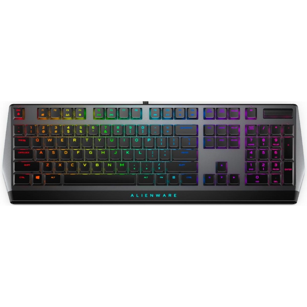 Dell Alienware AW510K MX Cherry Low Profile RGB Mechanical Gaming Keyboard Wired USB Black English US DARK SIDE OF THE MOON