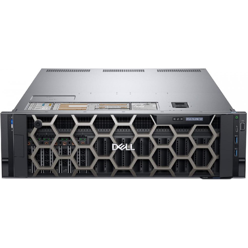 Dell Poweredge R940 4 x Xeon Platinum 8180M (28-Cores)/768GB/2x480GB SSD/Perc H740P/8xSFF/2x2400W/No Rails