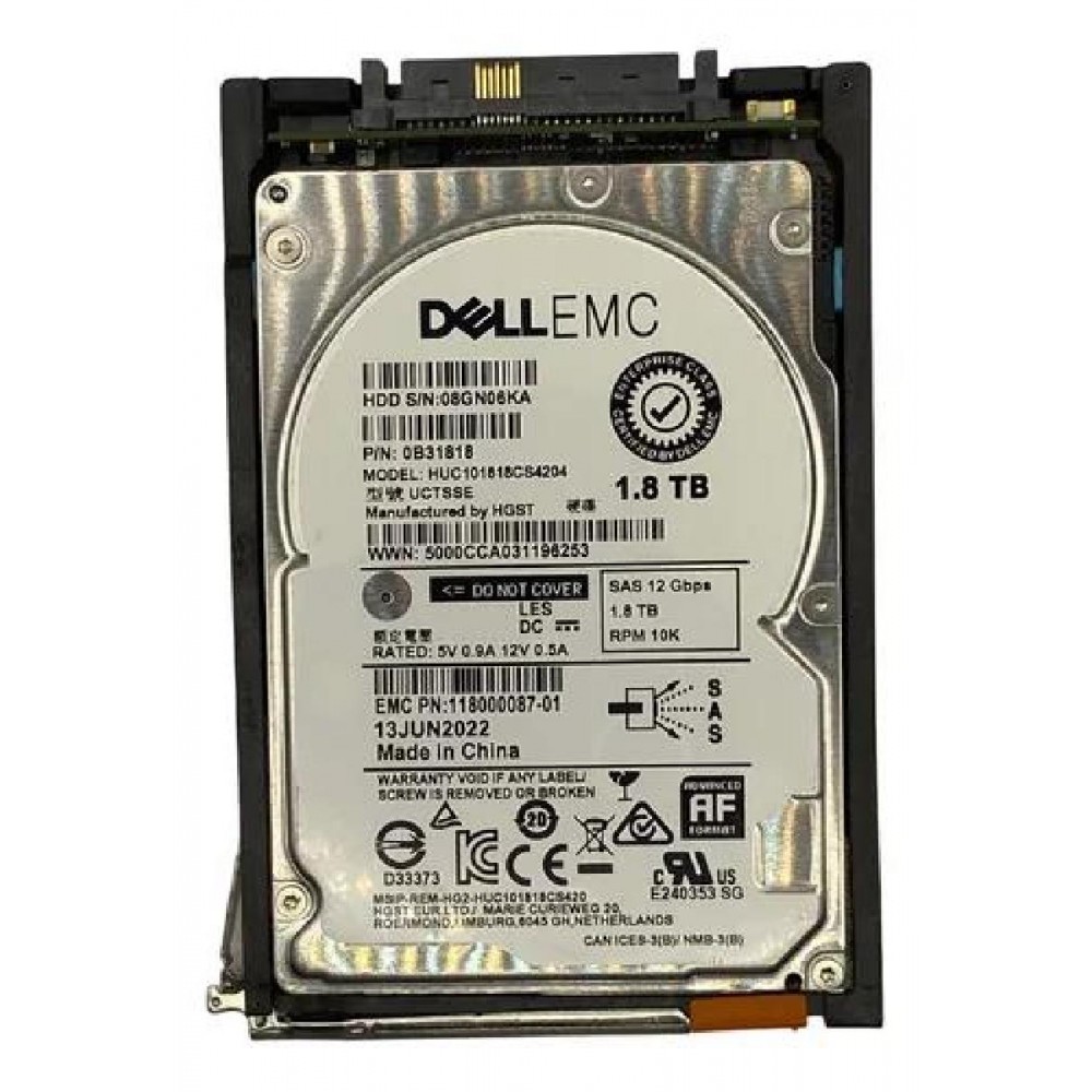 HDD EMC 1.8TB SAS 12G 2.5