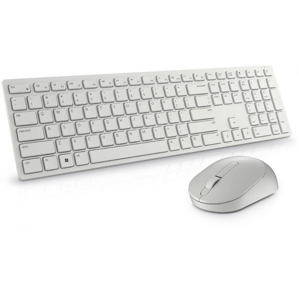 Dell KM5221W Pro Keyboard and Mouse Wireless White Chech-Slovak