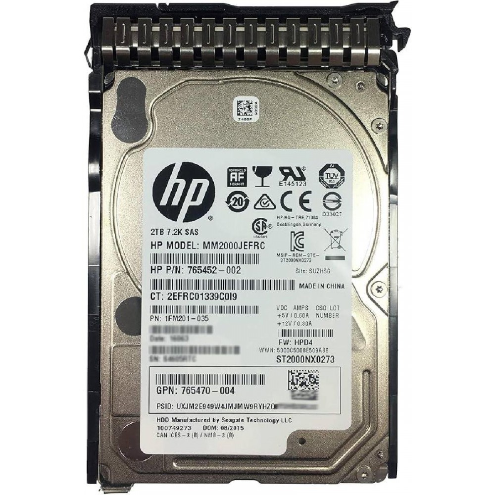 HDD HP 2TB SAS 12G 2.5