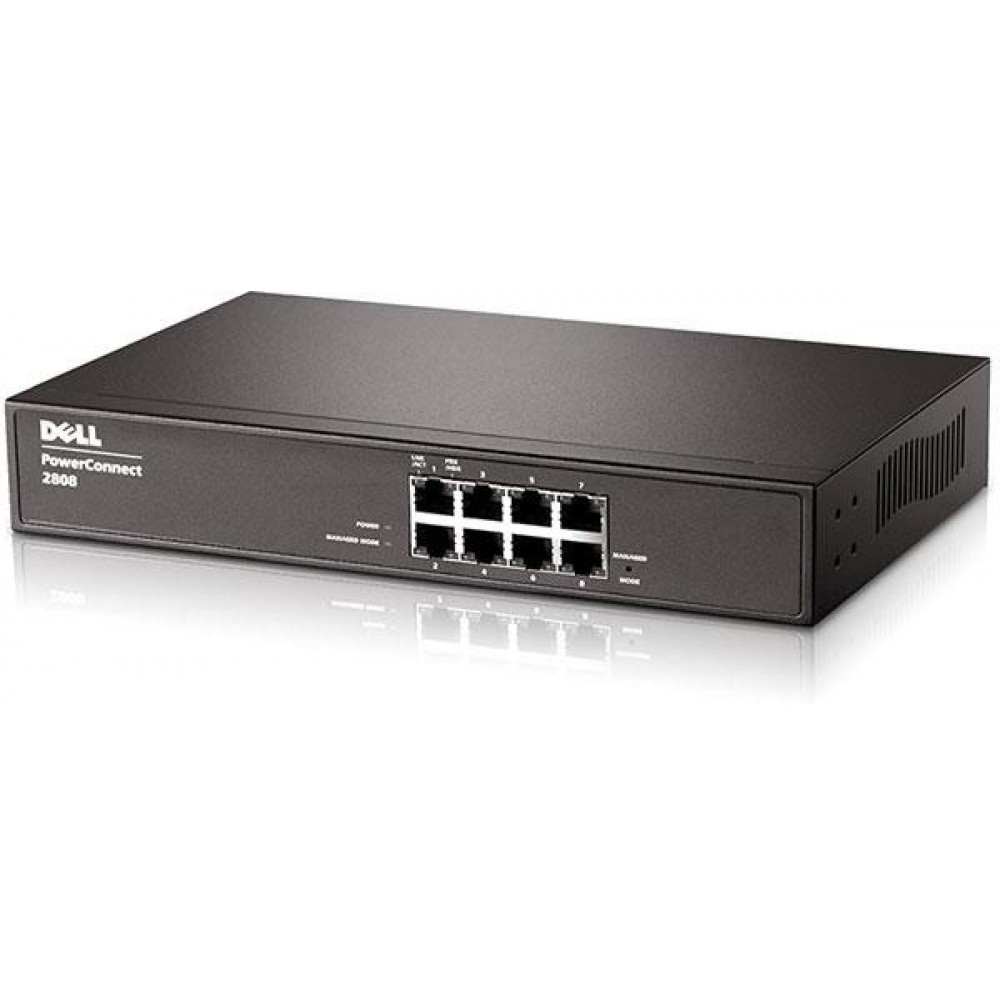 SWITCH DELL POWERCONNECT 2808 8-Ports Gigabit without/ Rkmnts