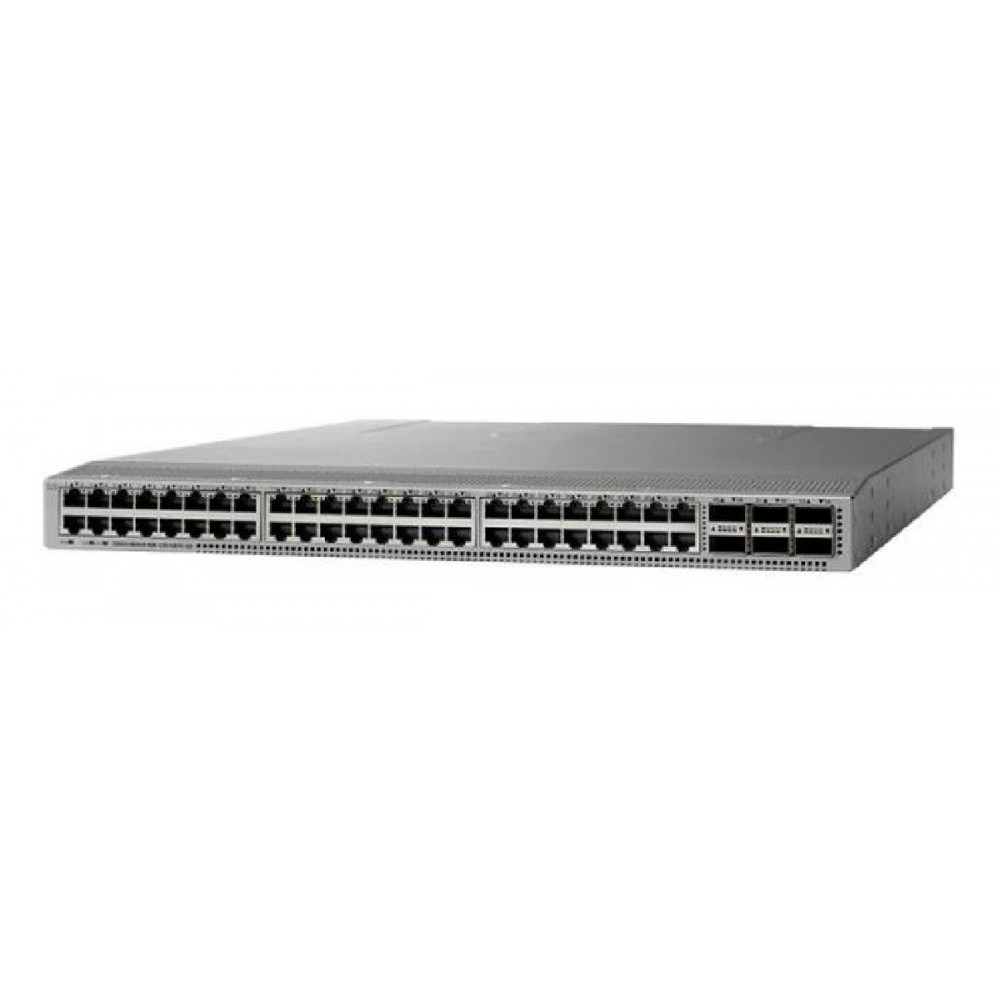 SWITCH NEXUS N9K-C93108TC-EX 48-Ports 10G (6) 40/100G QSFP 2x PSU 650W (P/N: NXA-PAC-650W-PE) without/ Rkmnts