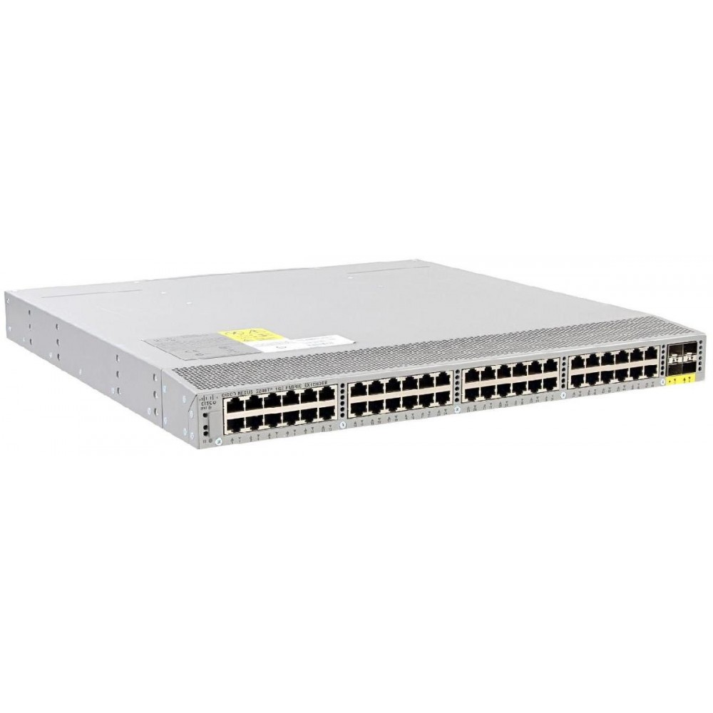 SWITCH CISCO NEXUS 2248TP-E FABRIC EXTENDER 48-Ports Gigabit (4) 10G SFP+ No No /w 2xPSU (N2200-PAC-400W) without/ Rkmnts