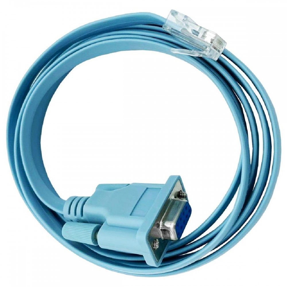 CISCO ROUTER CABLE RJ45 MALE TO DB9 SERIAL FEMALE 72-4334-02 