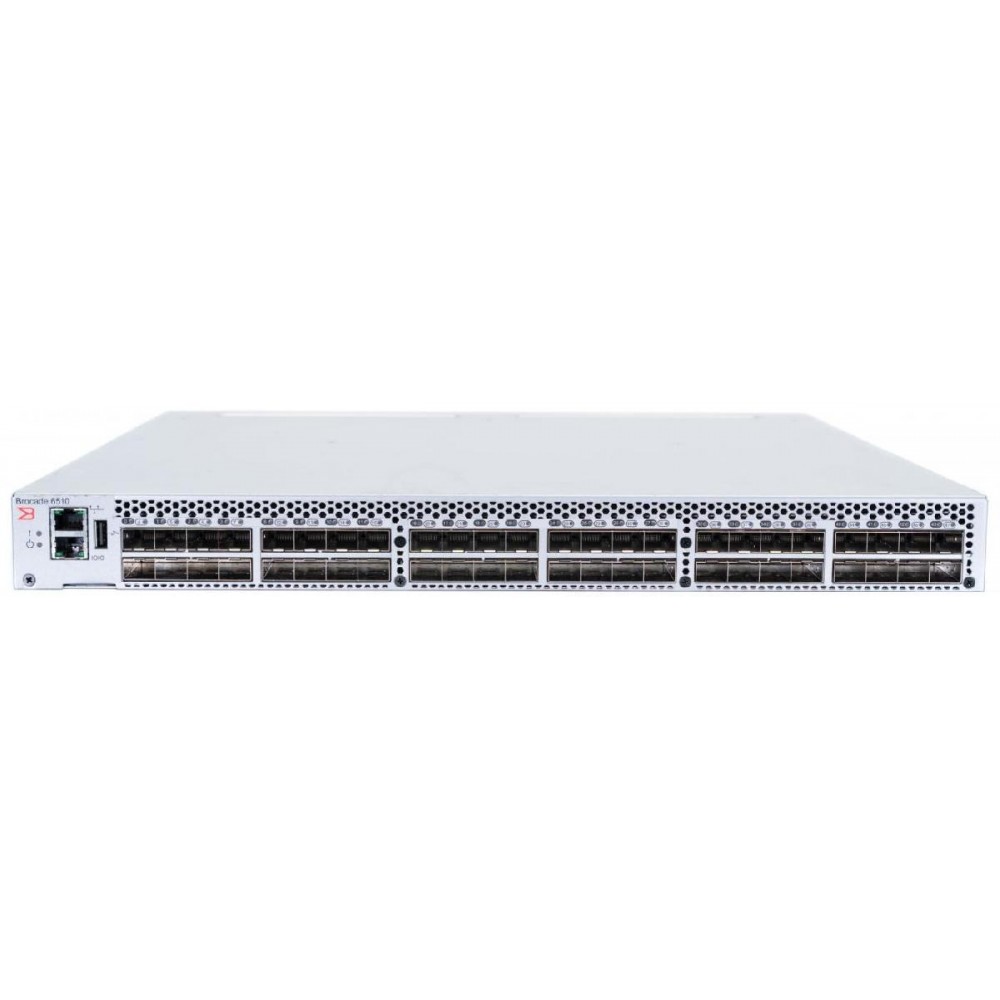 SWITCH DELL BROCADE 6510 48-Ports/48-Ports 16G 2x 125W (P/N: KN9TD) w/ Rkmnts