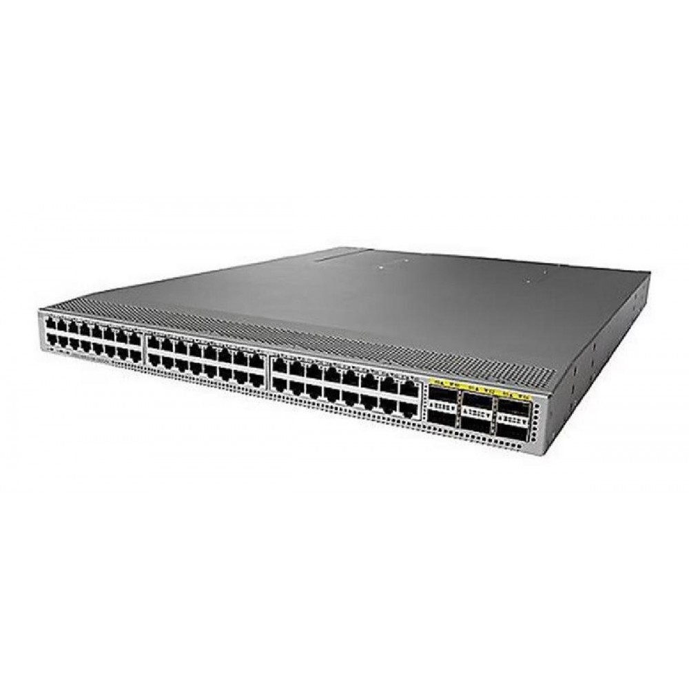 SWITCH NEXUS N9K-C9372TX-E 48-Ports 10G (6) 40/100G QSFP 2x PSU 650W (P/N: N9K-PAC-650W) w/ Rkmnts